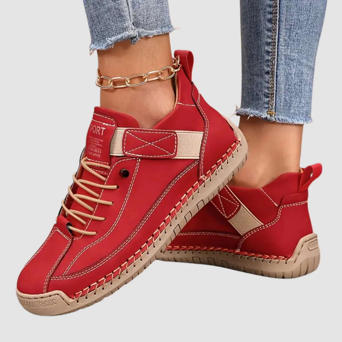 Skor Dam Sneakers Slip-On – Bekväma för Vardag & Fritid