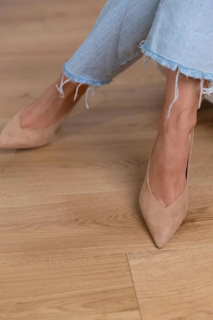Alva | Klackskor Dam Slingback Spetsig Tå
