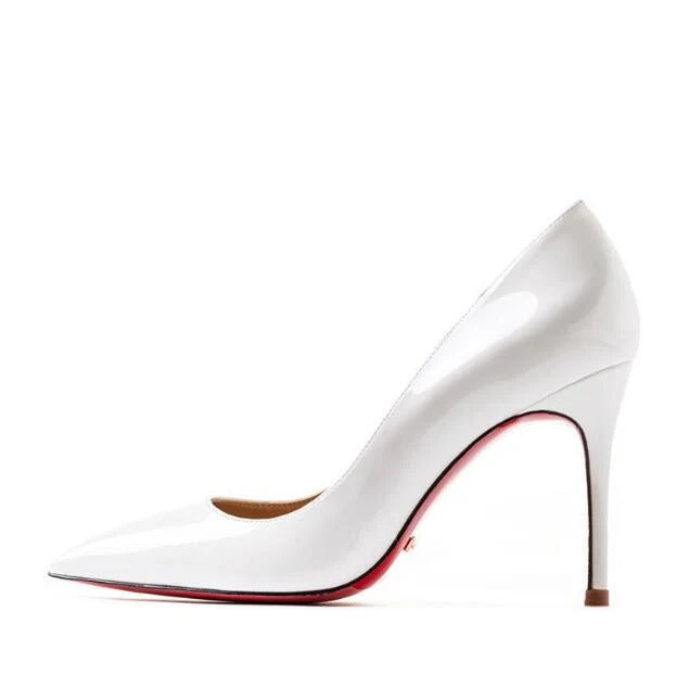 Emma | Pumps Dam med Hög Klack och Spetsig Tå