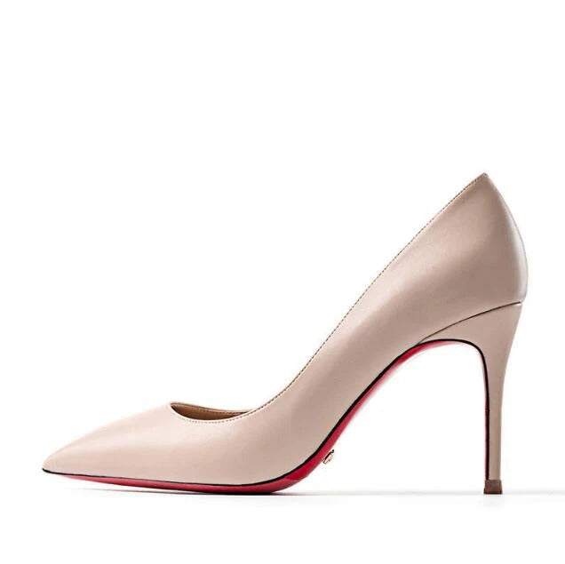 Emma | Pumps Dam med Hög Klack och Spetsig Tå